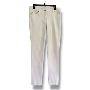 J McLaughlin White Classic Skinny Jeans Size 8